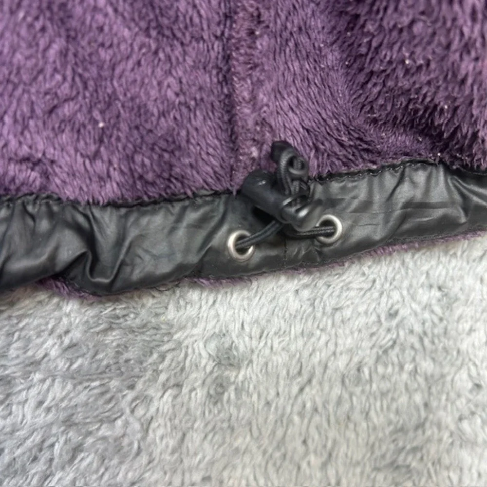 The North Face Osito Fleece‎ Jacket Women's M Purple Full Zip Deep Pile